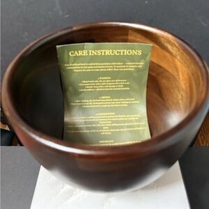 Premium Walnut EverWood 5 Quart Mixing Bowl Compatible Tilt Head Kitchen Mixers